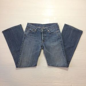 7 Seven for All Mankind BoyCut Button Fly Jeans 28